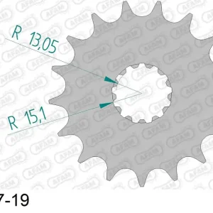 Offerta Limitata Pignone AFAM 88800NR-17 Passo 530 Con Gomma Antirumore TRIUMPH 1000 DAYTONA 1991  -1992