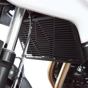 ISOTTA Griglia di protezione per il radiatore nera per Bmw F 700 GS 2012-2018 - GR1084 Professionale