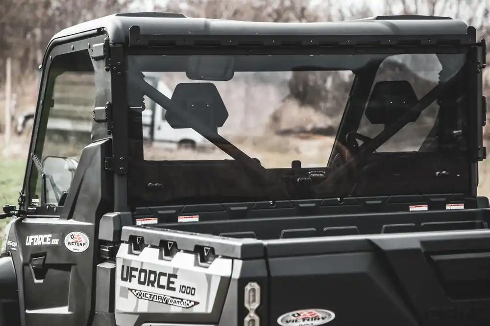 ISOTTA PARABREZZA POSTERIORE FUME' CHIARO PER CF UFORCE 1000 VERS. 2022 - Q4344-FC Nuovo Arrivo