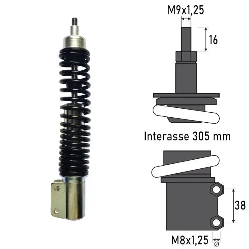 Nuova Collezione Ammortizzatore Anteriore PIAGGIO VESPA PX 125/150cc