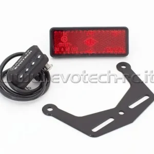 EVOTECH kit Luce targa, supporto catadiottro e catarifrangente omologato Miglior Prezzo