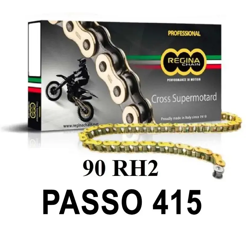 Occasione Imperdibile REGINA Catena 90RH2 140 maglie passo 415 - Oro