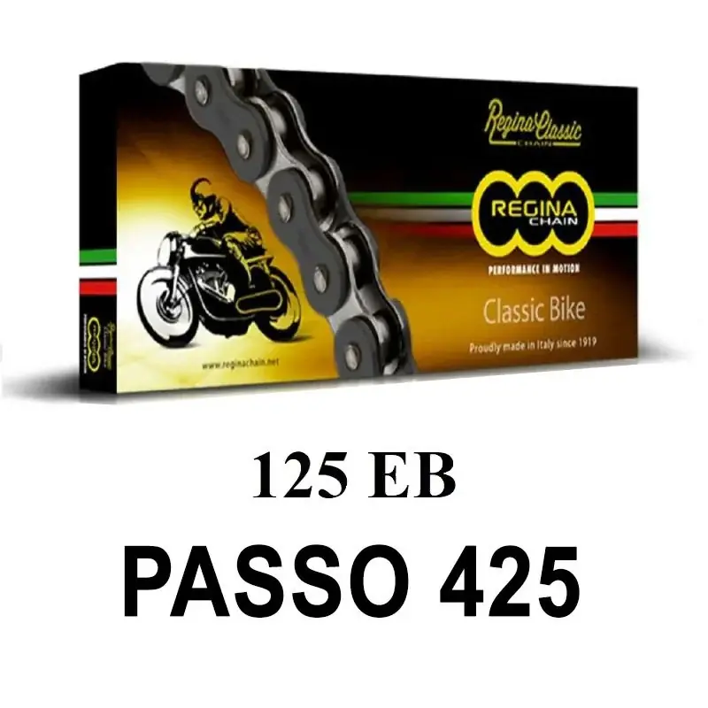 REGINA Catena 125EB 120 Maglie passo 425 - Nera Spedizione Gratuita
