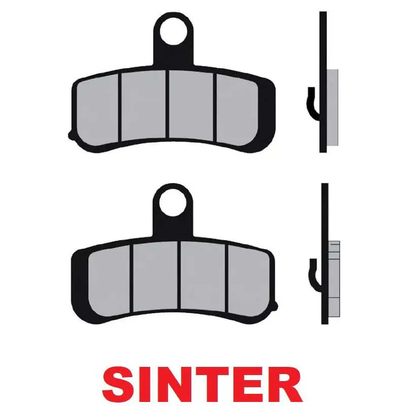 Popolare Pastiglie Freno Sinterizzate BRENTA 4172 per HARLEY-DAVIDSON FXDL DYNA LOW RIDER 1584 2006 2007 2008 2009