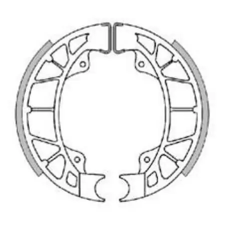 Ganasce Freno BRENTA 01284 per GILERA ICE 50 2001 2002 2003 2004 2005 Soddisfatti O Rimborsati