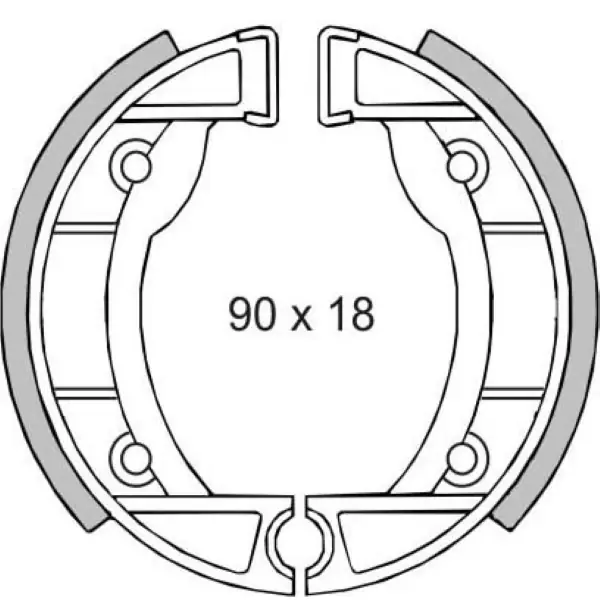 Scelto Dai Clienti Ganasce freno RMS Classic Piaggio Ciao/Si 114408-498427