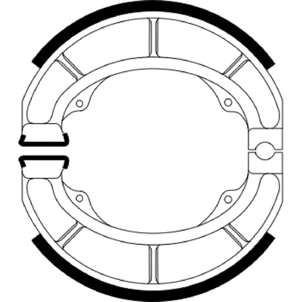Ganasce Freno FERODO FSB956 Posteriore per APRILIA MOJITO CUSTOM 50 1999 - 2003 Ultimissimo Modello