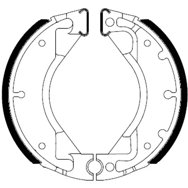 Ganasce Freno FERODO ECO FSB738A Anteriore per YAMAHA TT-R125M 125 2001 - 2001 Soddisfatti O Rimborsati