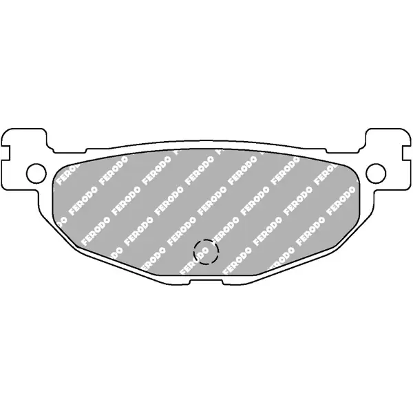 Soddisfatti O Rimborsati Pastiglie Freno Ferodo Platinum Road FDB2200P Posteriore per YAMAHA YP400 MAJESTY ABS 400 2007 - 2008