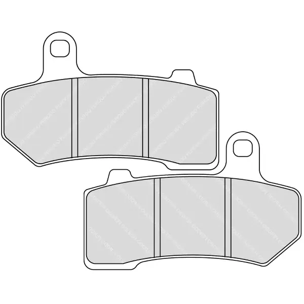 Spedizione Espresso Pastiglie Freno Ferodo Platinum Road FDB2210P Anteriore per HARLEY DAVIDSON FLHR 1584 ROAD KING 1584 2008 - 2008