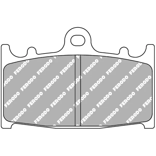 Must-Have Pastiglie Freno Ferodo Platinum Road FDB574P Anteriore per KAWASAKI GPZ S E9 500 2002 - 2002