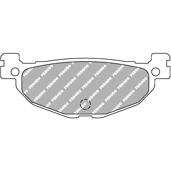 Economico Pastiglie Freno Ferodo Eco Friction FDB2200EF Posteriore per YAMAHA YP400 MAJESTY ABS 400 2007 - 2008