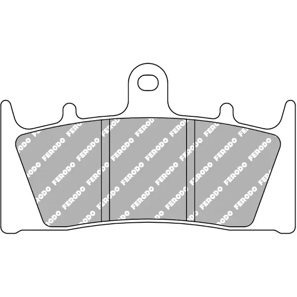 Pastiglie Freno Ferodo Eco Friction FDB873EF Anteriore per KAWASAKI NINJA ZX-9R E1P-E2P 900 2000 - 2001 Promo Stagionale