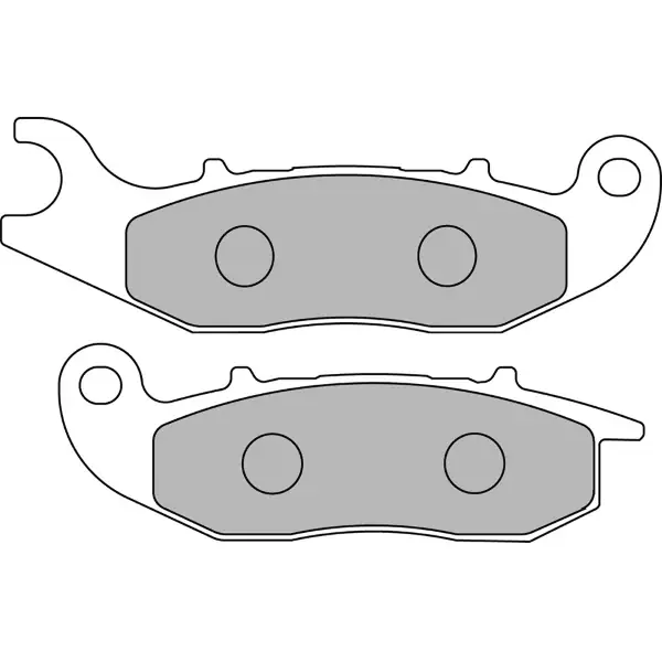 Pastiglie Freno Ferodo Eco Friction FDB2242EF Anteriore per DERBI TERRA 4T EU3 - 4T ADVENTURE 125 2007 - 2009 Solo Oggi