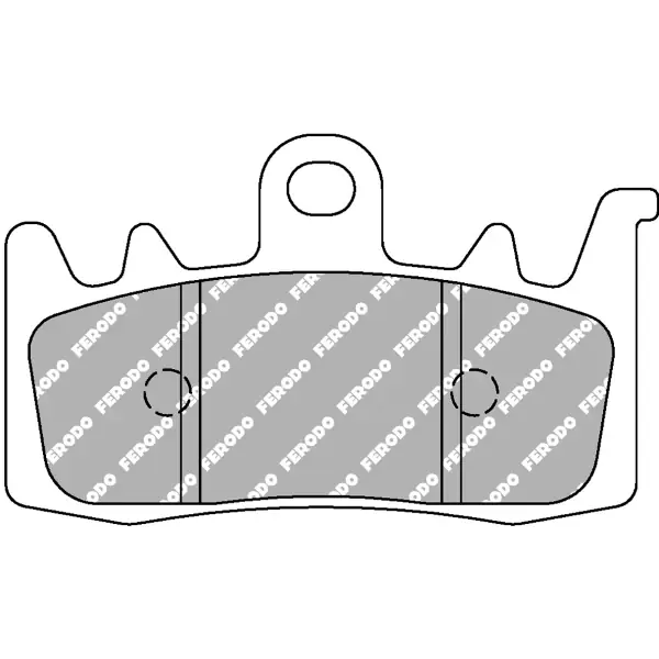 Popolare Pastiglie Freno Ferodo Ceramic CPRO Racing FDB2265CPRO Anteriore per APRILIA CAPONORD 1200 2013 - 2016