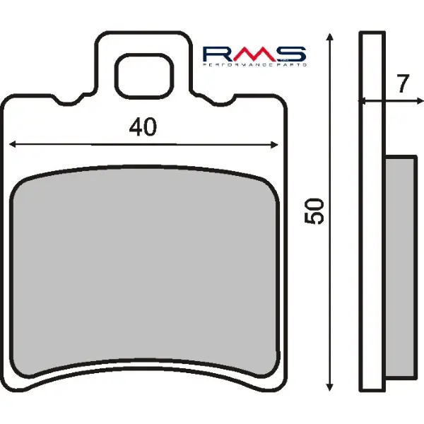 Must-Have Pastiglie Freno RMS Organiche Malaguti F12 Anteriore per GILERA TYPHOON XR 50 2000 - 2000