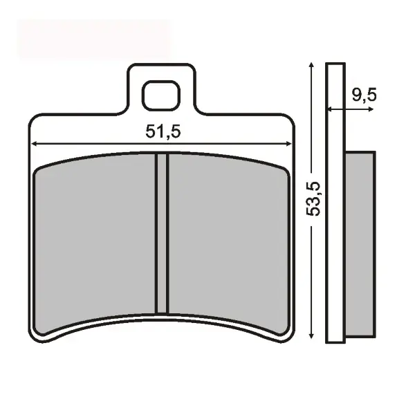 Pastiglie Freno RMS Organiche Aprilia Scarabeo 125cc/Leonardo 250cc Posteriore per APRILIA ATLANTIC EU3 125 2010 - 2012 Offerta Del Giorno
