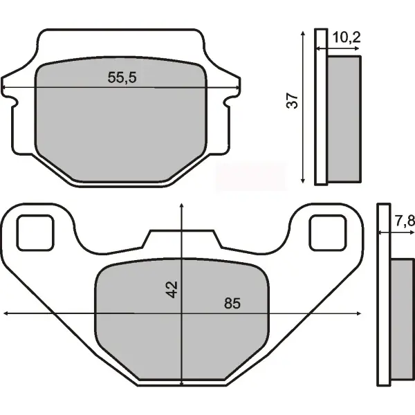 Pastiglie Freno RMS Organiche Kawasaki GPZ 500S Anteriore per KAWASAKI KLR D4-D5-D6 250 1987 - 1989 Ordina Subito