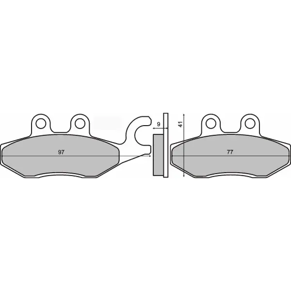 Pastiglie Freno RMS Organiche Piaggio X9 Evolution 250cc Posteriore per PIAGGIO MP3 IE 125 2008 - 2009 Soddisfatti O Rimborsati