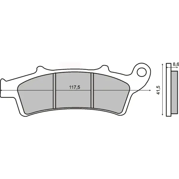 Quantità Limitata Pastiglie Freno RMS Organiche Malaguti Madison 250cc Anteriore per APRILIA SCARABEO MOTORE PIAGGIO EU3 125 2006 - 2006