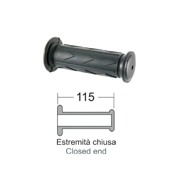 Di Tendenza Manopole RMS nere Easy grip