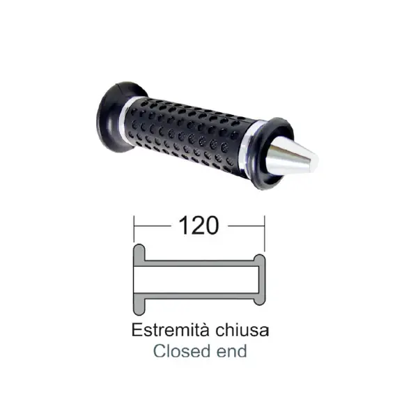 Manopole RMS nere/argento Miglior Prezzo