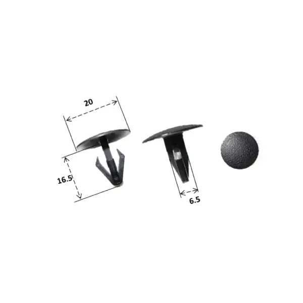 Vendita Finale Rivetto in plastica RMS Honda 90685-SA5-003 per HONDA TRX 90 X SPORTRAX 90 2011 - 2018