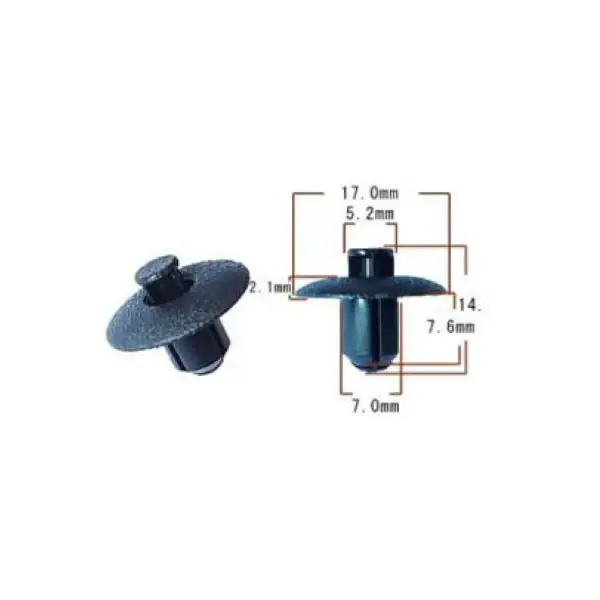 Ultime Pezzi Rivetto in plastica RMS Yamaha 902690707700 per YAMAHA XVS DRAG STAR 125 2000 - 2004