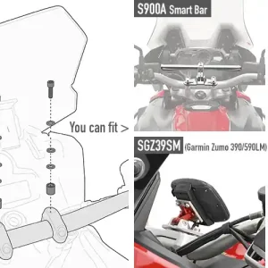 GIVI KIT VITERIA SPECIFICO PER MONTARE S900A Reso Gratuito
