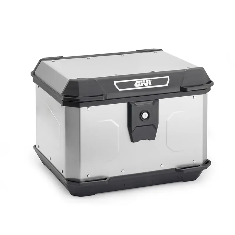 GIVI ALP44A ALPINA BAULETTO Alluminio Naturale MONOLOCK System 44LT Piastra Monolock inclusa Pagamento Sicuro
