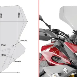 GIVI SPOILER YAMAHA MT-09 TRACER'15 Miglior Prezzo