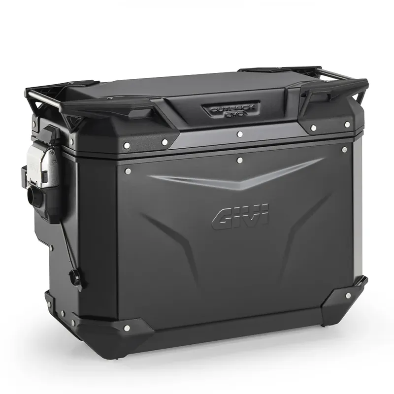 GIVI Valigia Laterale Destra 40LT CAM-SIDE OBKEVO CUTOUT Alluminio Nero Consegna Rapida