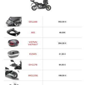 Prezzo Conveniente GIVI KIT BAULETO COMPLETO HONDA FORZA 750 2021-2025 PROMO SPECIALE