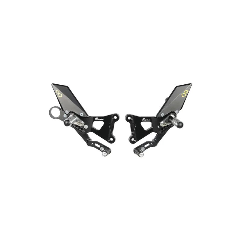 Soddisfatti O Rimborsati LIGHTECH Pedane Regolabili Con Poggia Piedi Fissi per Bmw HP4 2013