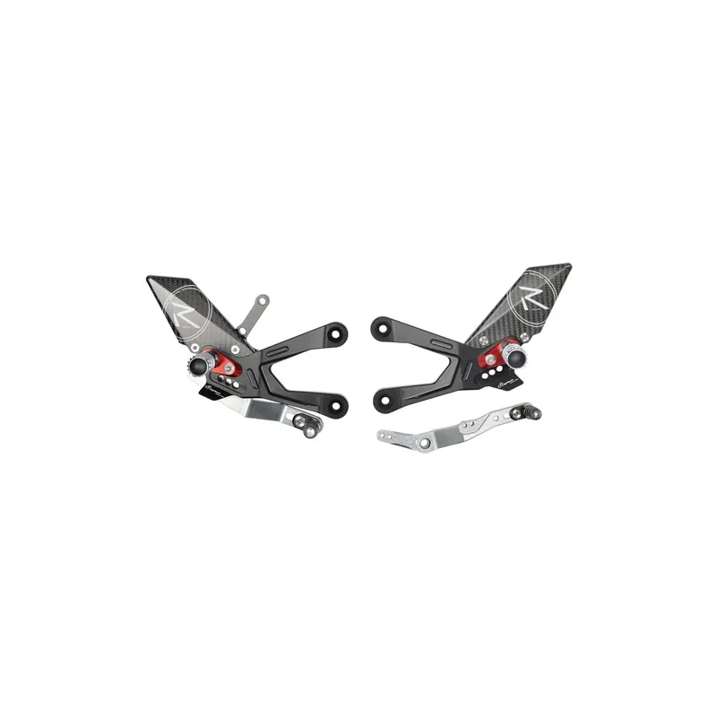 LIGHTECH Pedane Regolabili R Version per Honda CBR1000RR-R 2020 Occasione Imperdibile