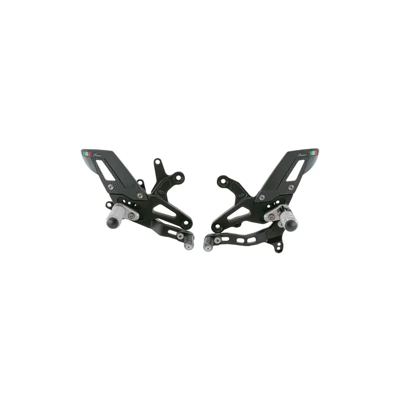 Occasione Imperdibile LIGHTECH Pedane Regolabili Con Poggia Piedi Fissi , Cambio Rovescio per Kawasaki ZX636 2009
