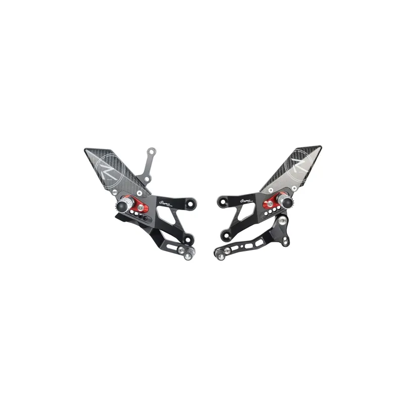 Prezzo Basso LIGHTECH Pedane Regolabili R Version per Yamaha R3 2015