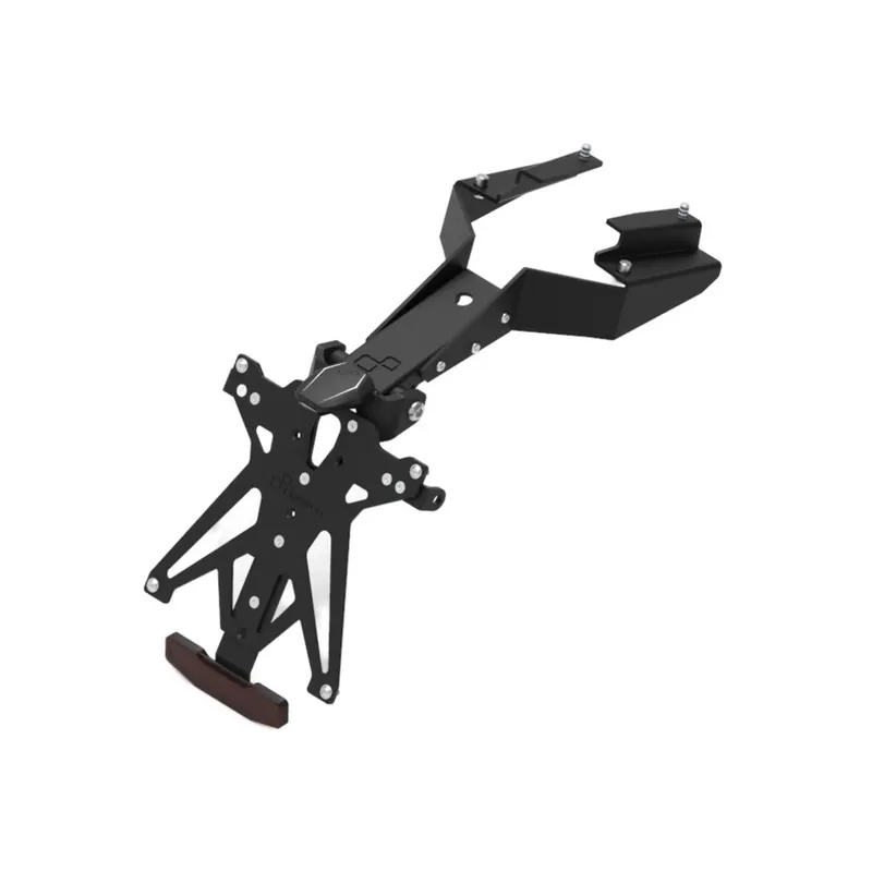 Reso Gratuito LIGHTECH Kit Porta Targa Regolabile per Fantic Caballero 125/250/500 Scrambler Rally 2019