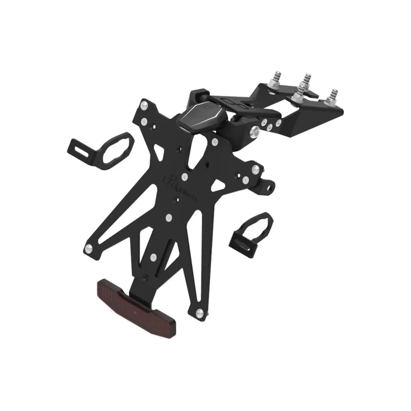 Esclusivo LIGHTECH Kit Porta Targa Regolabile per Kawasaki ZX636 2019 - 2019