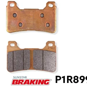 Consegna Rapida SET 2 COPPIE DI PASTIGLIE SINTERIZZATA RACING PISTA ANTERIORI BRAKING P1R899 HONDA CBR CB 1000