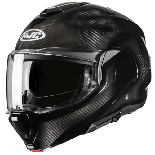HJC Casco Modulare in Carbonio Convertibile HJC F100 Carbon Nero Lucido 2026 Offerta Del Giorno
