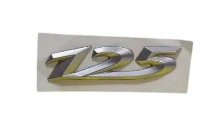 Esclusivo 624711 TARGHETTA “125” ORIGINALE PIAGGIO BEVERLY 125
