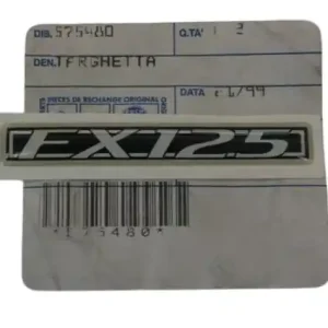Bestseller 575480 ADESIVO FIANCATA “FX 125” ORIGINALE PIAGGIO GILERA RUNNER 125 FX 2000