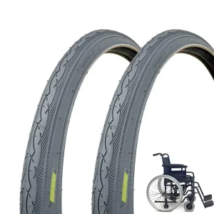 DEESTONE COPPIA COPERTONI PER CARROZZINA DISABILI 24 X 1 3/8, 2 COPERTURE (37-540) Prezzo Ridotto