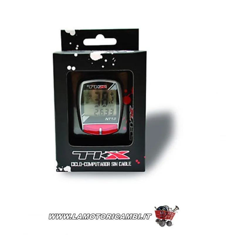 CONTACHILOMETRI CICLOCOMPUTER BICICLETTA TKX NT13 WIRELESS SENZA FILI Sconto