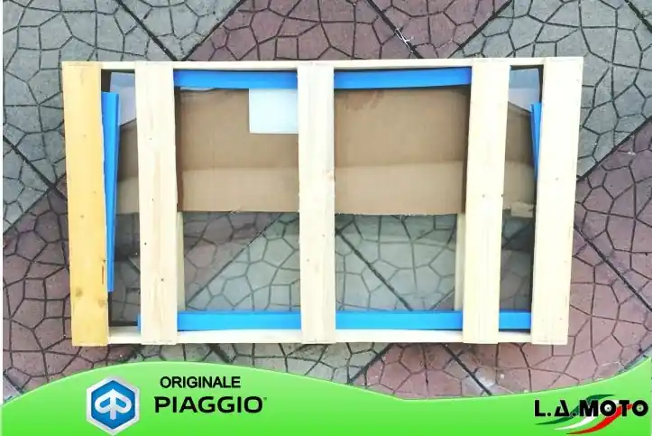 Popolare 1E001291 PARABREZZA ANTERIORE VETRO ORIGINALE PIAGGIO APE TM P. 703 Benzina DIESEL 420 1987-2004